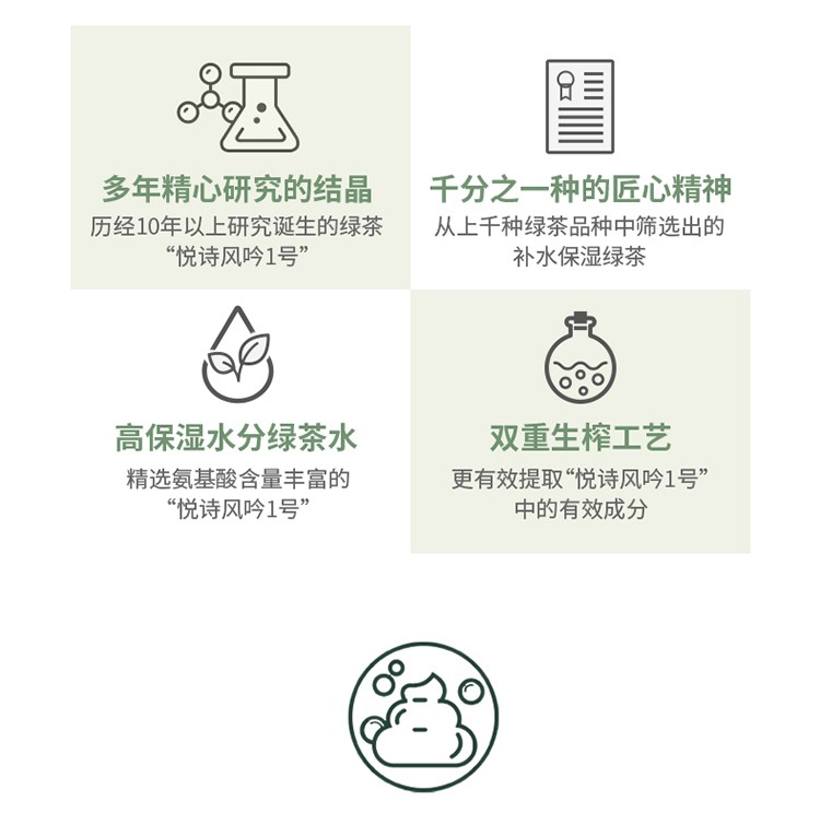 悦诗风吟绿茶洁面乳产品图5